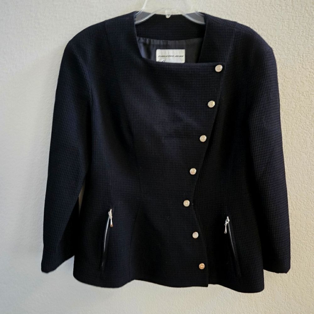 Thierry Mugler Sculptured Jacket Vintage size 44 8 US